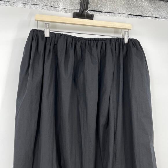 Mara Hoffman | Billie Organic Cotton Poplin Midi Skirt Elastic Waist Maxi XL - Picture 8 of 10